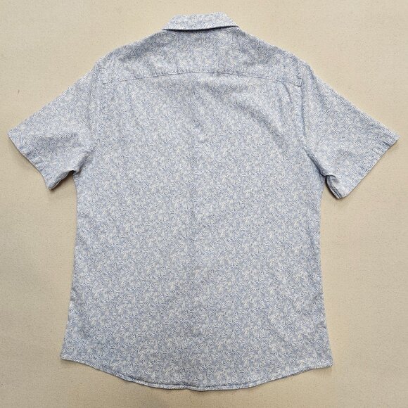 Faherty Short Sleeve Floral Print Button Down L - Picture 3 of 6